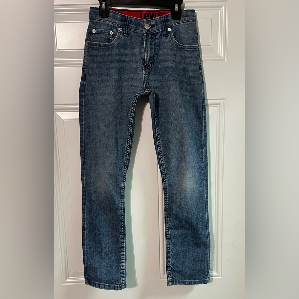Levi’s 511 Boy’s Jeans Adjustable Waistband Slim/Straight Size 14 Reg (W27 L29)
